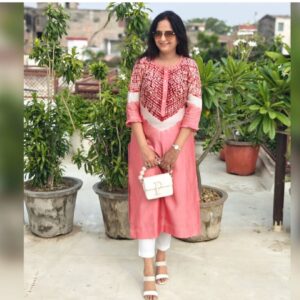 Chanderi Silk Shibori